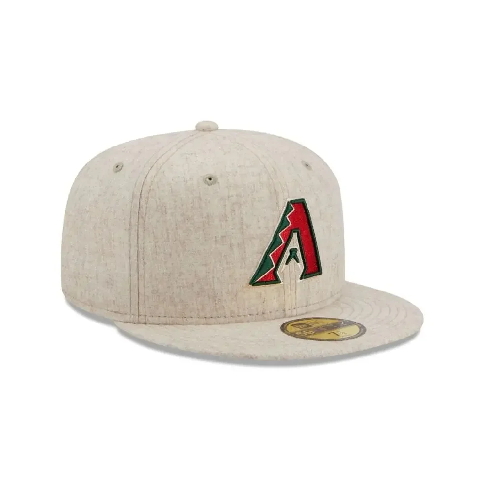Men's Arizona Diamondbacks New Era 59FIFTY Wool Plaid Fitted Hat / Cap